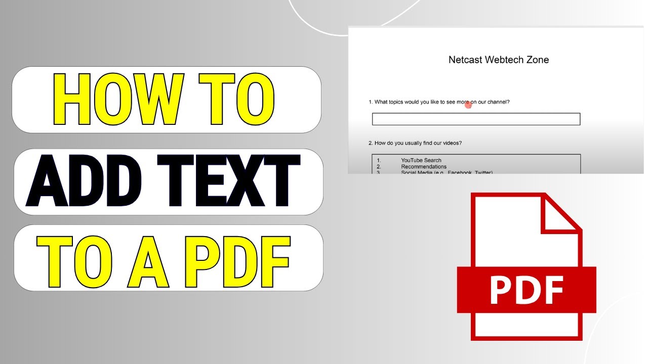 How to Add Text to a PDF | Simple Step-by-Step Guide (Free | Online)