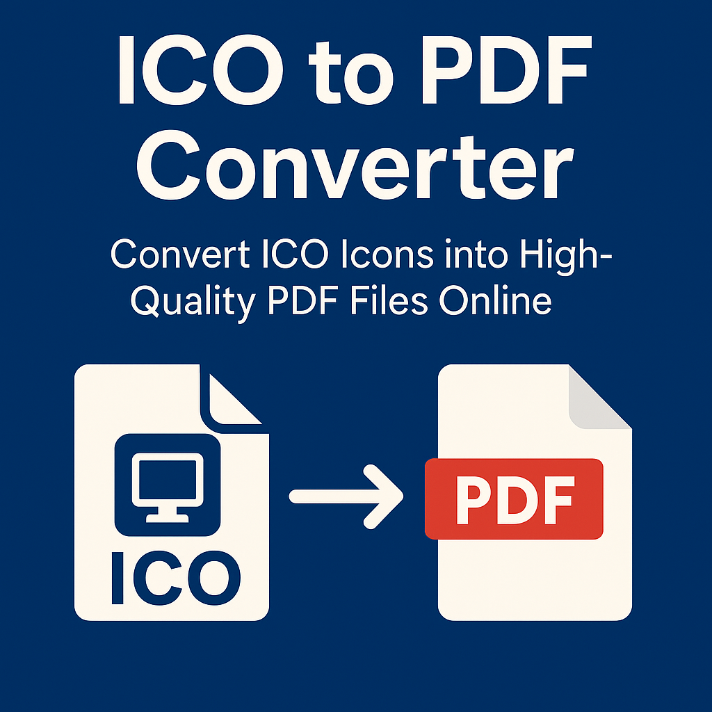 ICO to PDF Converter – Convert ICO Icons into High-Quality PDF Files Online