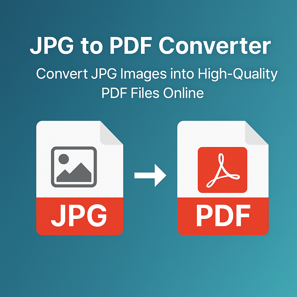JPG to PDF Converter – Convert JPG Images into High-Quality PDF Files Online