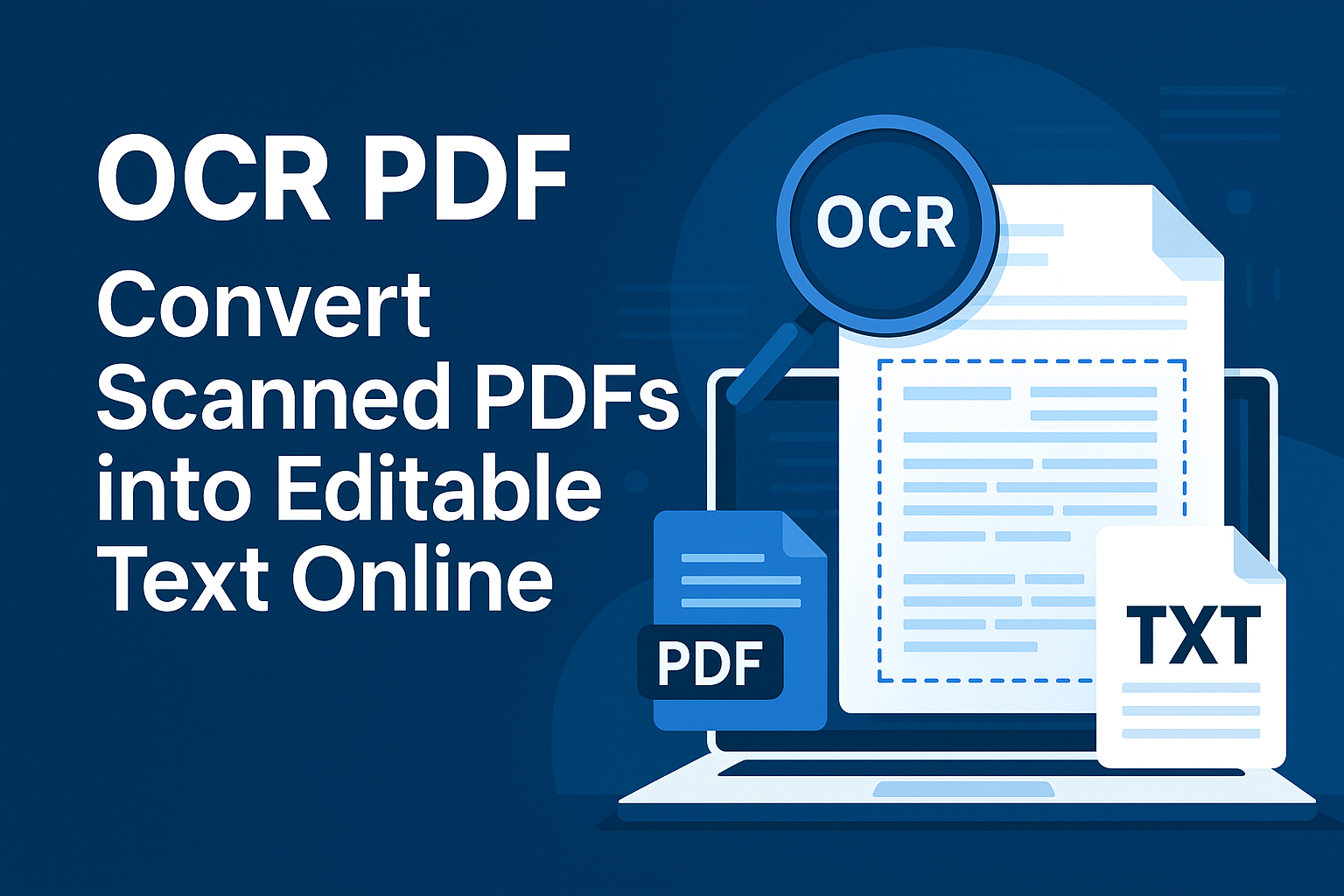 OCR PDF – Convert Scanned PDFs into Editable Text Online