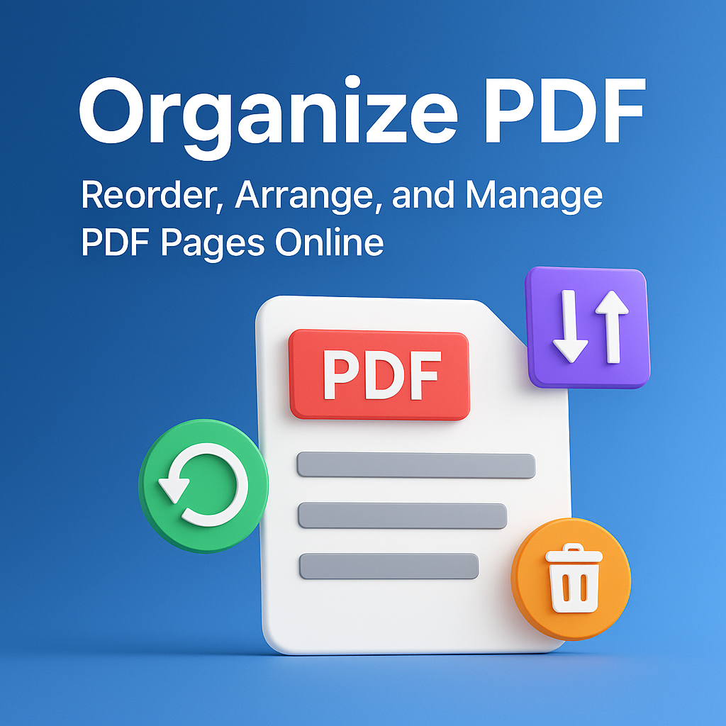 Organize PDF – Reorder, Arrange, and Manage PDF Pages Online