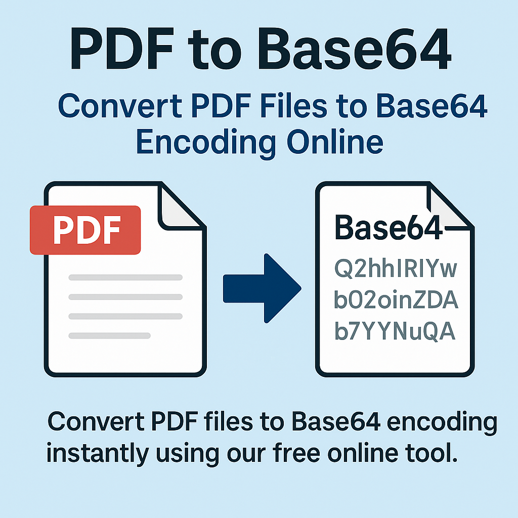 PDF to Base64 – Convert PDF Files to Base64 Encoding Online