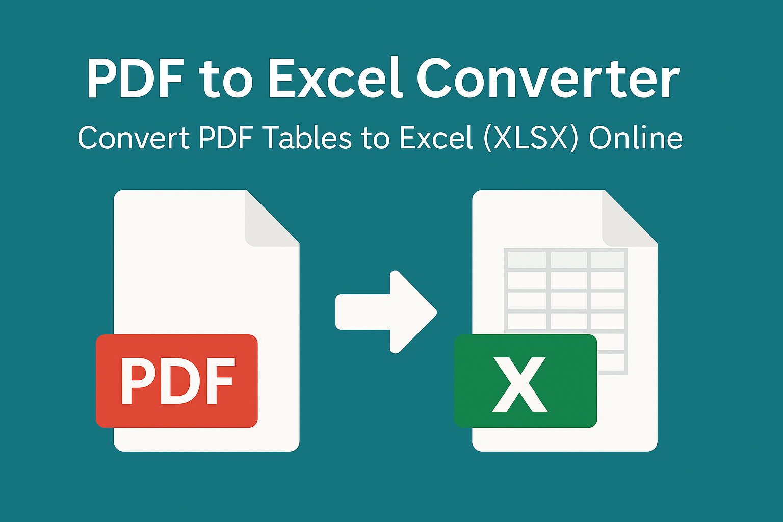 PDF to Excel Converter – Convert PDF Tables to Excel (XLSX) Online
