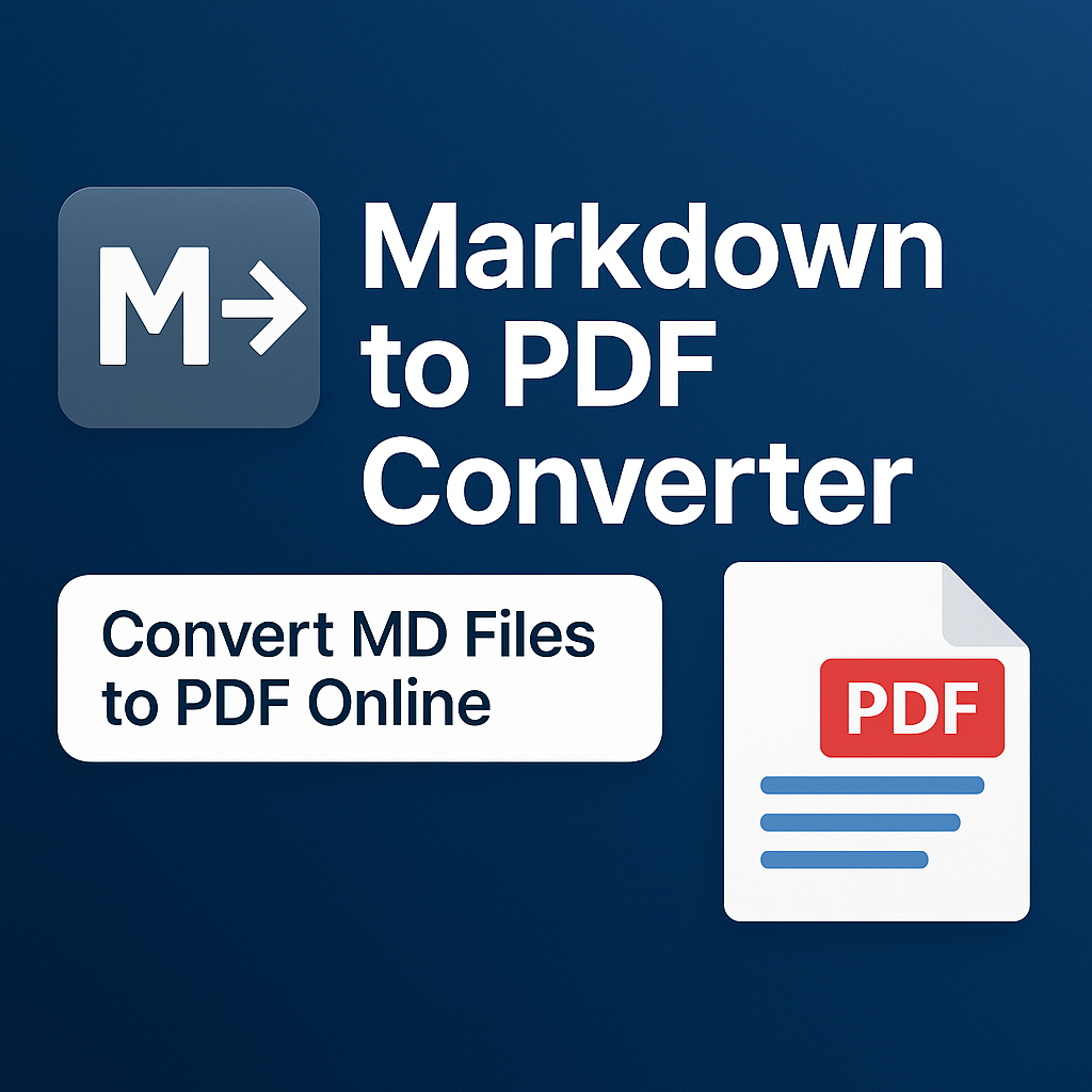 Markdown to PDF Converter – Convert MD Files to PDF Online