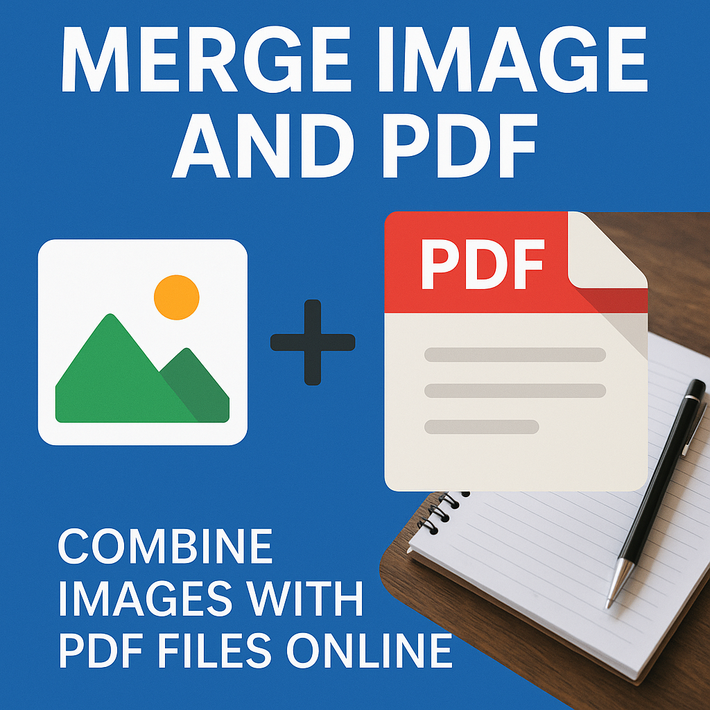 Merge Image and PDF – Combine Images with PDF Files Online and free