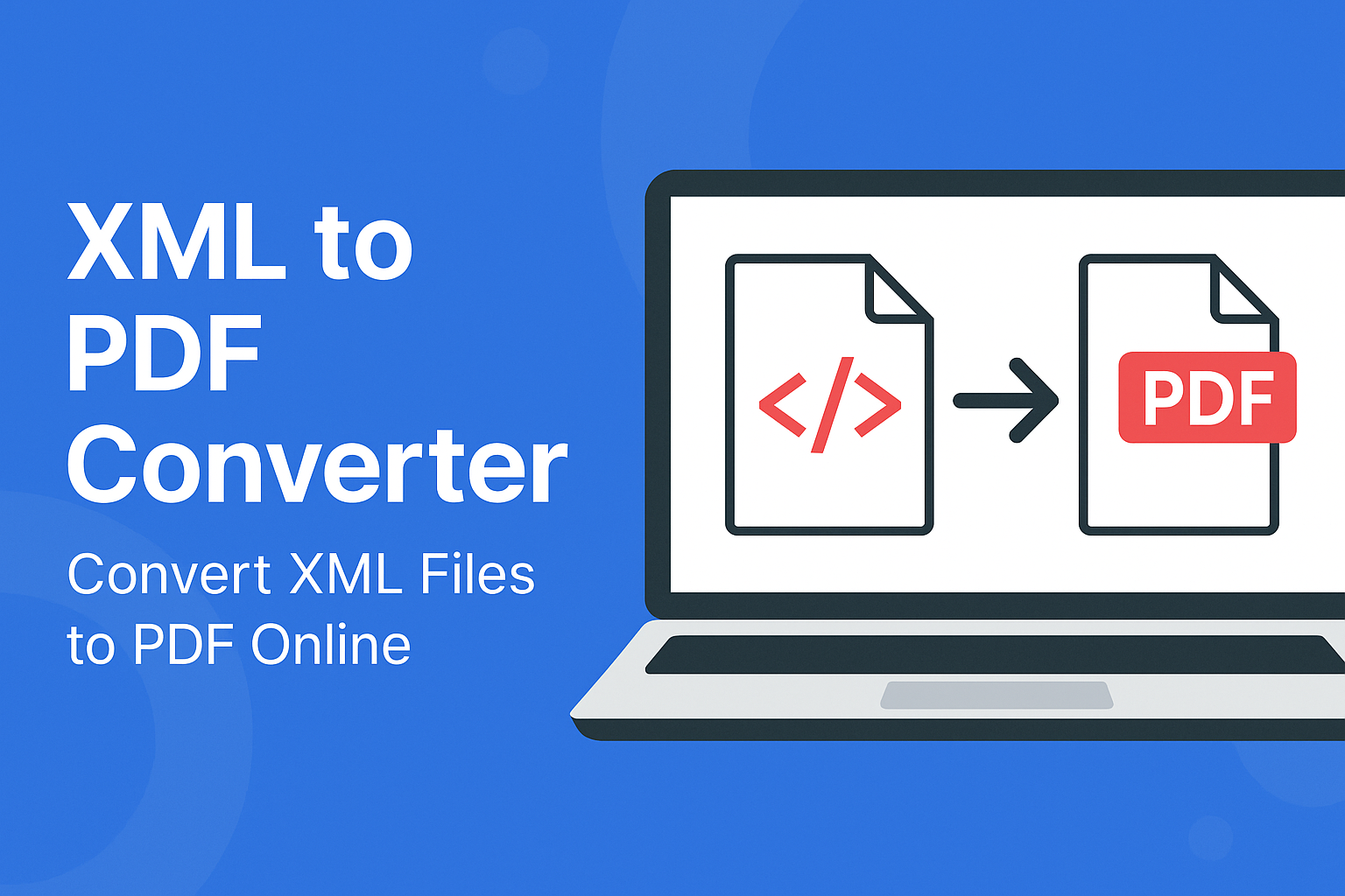 XML to PDF Converter – Convert XML Files to PDF Online